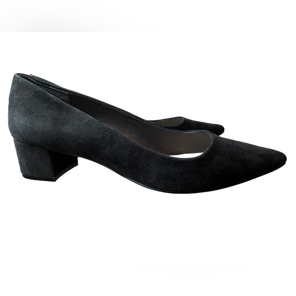 Alfani Shoes - ALFANI suede pumps with block heels in 9.5